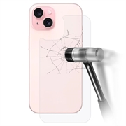 iPhone 15 Osłona na Tył z Hartowanego Szkła - 9H - Przezroczysta