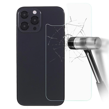 iPhone 16 Pro Max Osłona na Tył z Hartowanego Szkła - 9H - Przezroczysta
