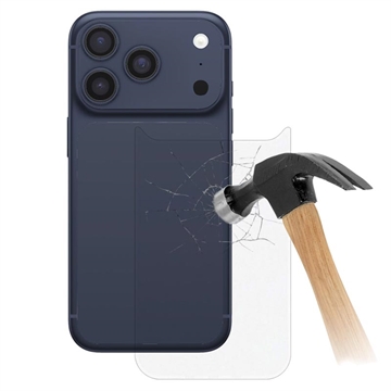 iPhone 17 Pro Max Osłona na Tył z Hartowanego Szkła - 9H - Przezroczysta