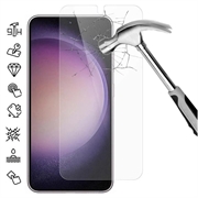 Samsung Galaxy S25 Edge - szkło hartowane z funkcją odblokowania odciskiem palca - przezroczyste