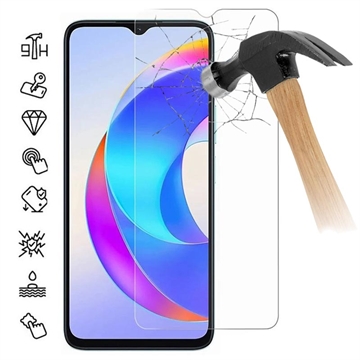 Honor X5 Plus Szkło Hartowane - Case Friendly - Przezroczyste