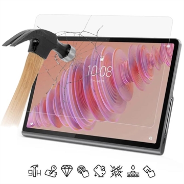 Lenovo Tab Plus Szkło Hartowane Ochronne na Ekran - Case Friendly - Przezroczyste