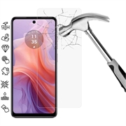 Motorola Moto E14 Szkło Hartowane Ochronne na Ekran - Case Friendly - Przezroczyste