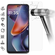 Motorola Moto G (2025) Szkło Hartowane Ochronne na Ekran - Case Friendly - Przezroczyste