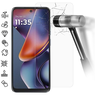 Motorola Moto G (2025) Szkło Hartowane Ochronne na Ekran - Case Friendly - Przezroczyste