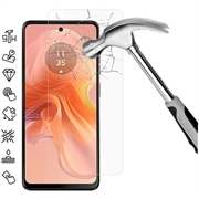 Motorola Moto G04s Szkło Hartowane - 9H, 0.3mm - Case Friendly  - Przezroczyste