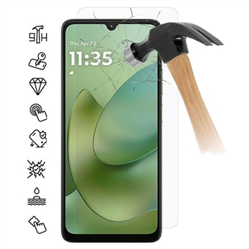 Motorola Moto G06 szkło hartowane - 9H - Case Friendly - przezroczyste