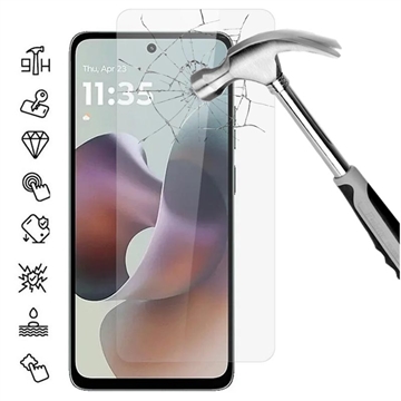 Motorola Moto G56 szkło hartowane - 9H - Case Friendly - przezroczyste