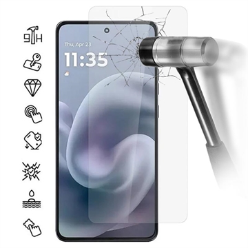 Motorola Moto G86 Power szkło hartowane - 9H - Case Friendly - przezroczyste