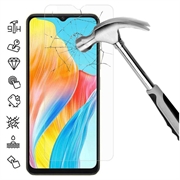Oppo A18 Szkło Hartowane - Case Friendly - Przezroczyste