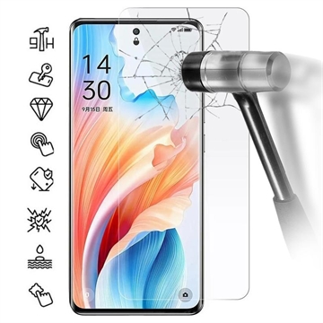 Oppo A79/A2 Szkło Hartowane - Case Friendly - Przezroczyste