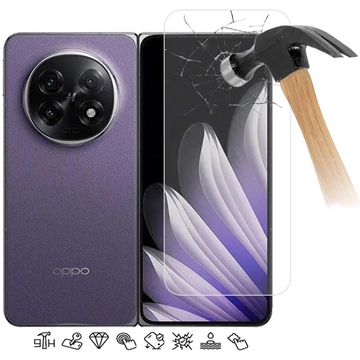 Oppo Find N5 szkło hartowane - 9H - Case Friendly - przezroczyste