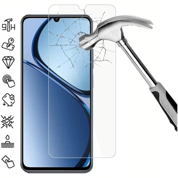 Realme C63 Szkło Hartowane - 9H, 0.3mm - Case Friendly  - Przezroczyste