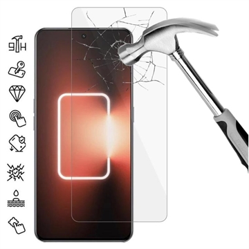 Realme GT3/GT Neo 5 Szkło Hartowane Ochronne na Ekran - Case Friendly - Przezroczyste