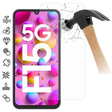 Samsung Galaxy F15 Szkło Hartowane - Case Friendly - Przezroczyste