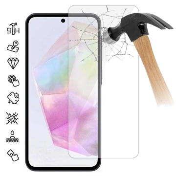Samsung Galaxy M35 Szkło Hartowane - 9H, 0.3mm - Case Friendly  - Przezroczyste