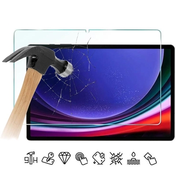 Samsung Galaxy Tab S9 FE+ Szkło Hartowane - Case Friendly - Przezroczyste