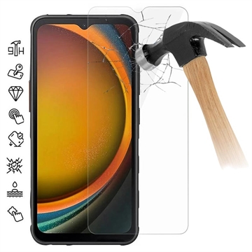 Samsung Galaxy Xcover7 Szkło Hartowane - 9H - Case Friendly - Przezroczyste