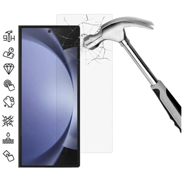 Samsung Galaxy Z Fold6 Szkło Hartowane - 9H, 0.3mm - Case Friendly  - Przezroczyste