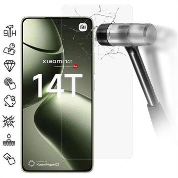 Xiaomi 14T/14T Pro Szkło Hartowane Ochronne na Ekran - Case Friendly - Przezroczyste