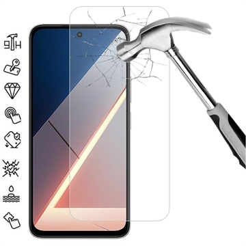 Xiaomi Poco M7 4G szkło hartowane - 9H - Case Friendly - przezroczyste