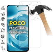 Xiaomi Poco M7 Plus szkło hartowane - 9H - Case Friendly - przezroczyste