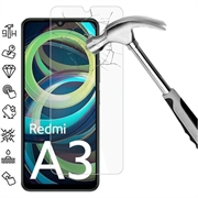 Xiaomi Redmi A3 Szkło Hartowane - Case Friendly - Przezroczyste