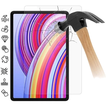 Xiaomi Redmi Pad Pro/Poco Pad Szkło Hartowane - 9H, 0.3mm - Case Friendly  - Przezroczyste