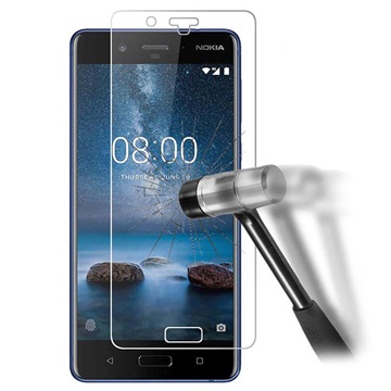 Osłona na Wyświetlacz z Hartowanego Szkła Nokia 8 - 0.3mm