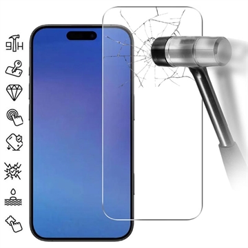 iPhone 17 Air szkło hartowane - 9H - Case Friendly - przezroczyste