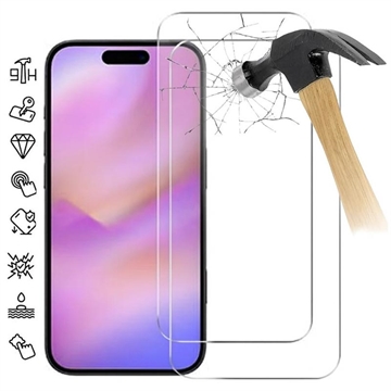 iPhone 17 Pro Max szkło hartowane - 9H - Case Friendly - 2 Szt. - przezroczyste