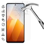vivo iQOO Z8x Szkło Hartowane - 9H, 0.3mm - Case Friendly  - Przezroczyste