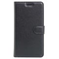Huawei Honor 8 - Fakturowane Etui-Portfel - Czarny