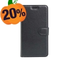 iPhone 7 / iPhone 8 - Fakturowane Etui-Portfel - Czarny