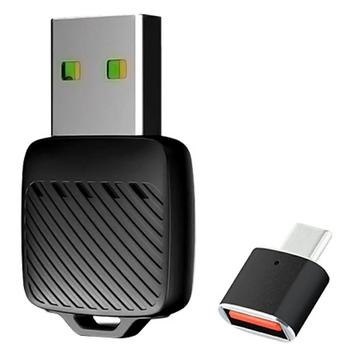 Mały bezprzewodowy adapter USB CarPlay i Android Auto