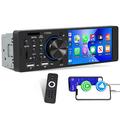 Samochodowy zestaw stereo Bluetooth z ekranem dotykowym i CarPlay/Android Auto - SD, AUX, USB