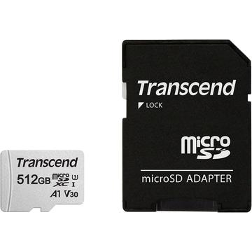 Karta pamięci Transcend 300S microSDXC z adapterem SD TS512GUSD300S-A - 512 GB