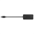 Hub Transcend HUB2 USB 3.1 Gen 1 - USB-A - Czarny
