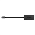 Hub Transcend HUB2 USB 3.1 Gen 1 - USB-A - Czarny