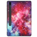 Etui Folio z Serii Tri-Fold do Samsung Galaxy Tab S7+/S8+ - Galaktyka