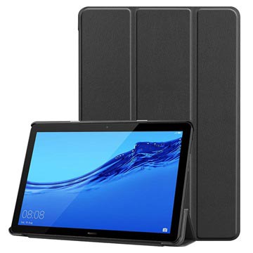 Etui Typu Folio z Serii Tri-Fold do Huawei MediaPad T5 10 - Czarne