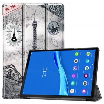 Etui Folio z Serii Tri-Fold do Lenovo Tab M10 FHD Plus - Wieża Eiffla