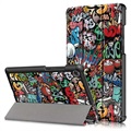 Etui Folio z Serii Tri-Fold do Lenovo Tab M8 (HD), Tab M8 (FHD) - Graffiti