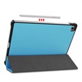 Etui Folio z Serii Tri-Fold do Samsung Galaxy Tab S6 Lite 2020/2022 - Lazurowy