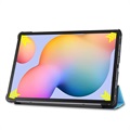 Etui Folio z Serii Tri-Fold do Samsung Galaxy Tab S6 Lite 2020/2022 - Lazurowy