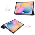 Etui Folio z Serii Tri-Fold do Samsung Galaxy Tab S6 Lite 2020/2022 - Czarne