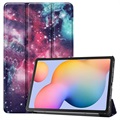 Etui Folio z Serii Tri-Fold do Samsung Galaxy Tab S6 Lite 2020/2022 - Galaktyka