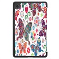 Etui Folio Tri-Fold Series na Lenovo Tab M7 - Motyle / Kwiaty
