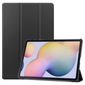 Samsung Galaxy Tab S7+/S8+ Etui Folio z Serii Tri-Fold - Czarne