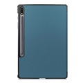 Samsung Galaxy Tab S7+/S8+ Etui Folio z Serii Tri-Fold - Błękit